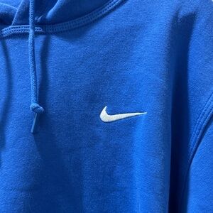 Nike Men's Royal Blue Pullover Hoodie